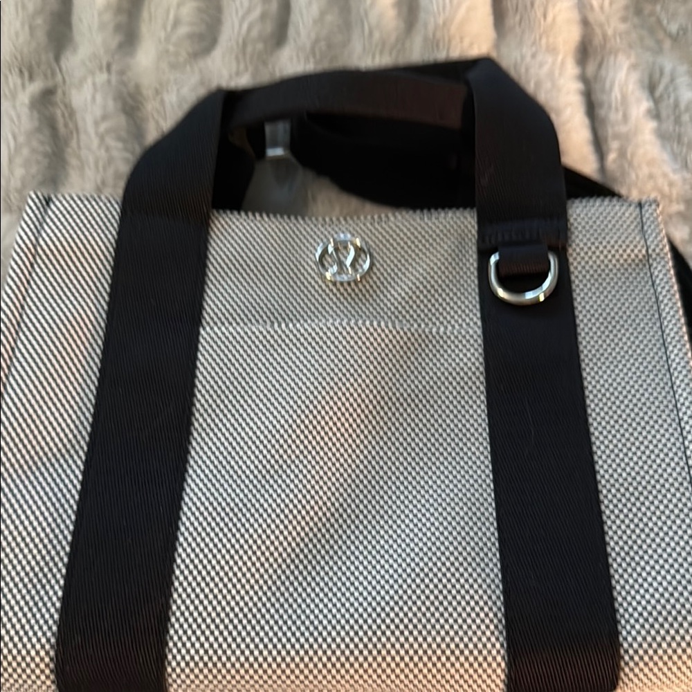 Stylish Black and White Tote Bag